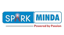 Spark Minda logo — auto electrical parts distributor in Jaipur